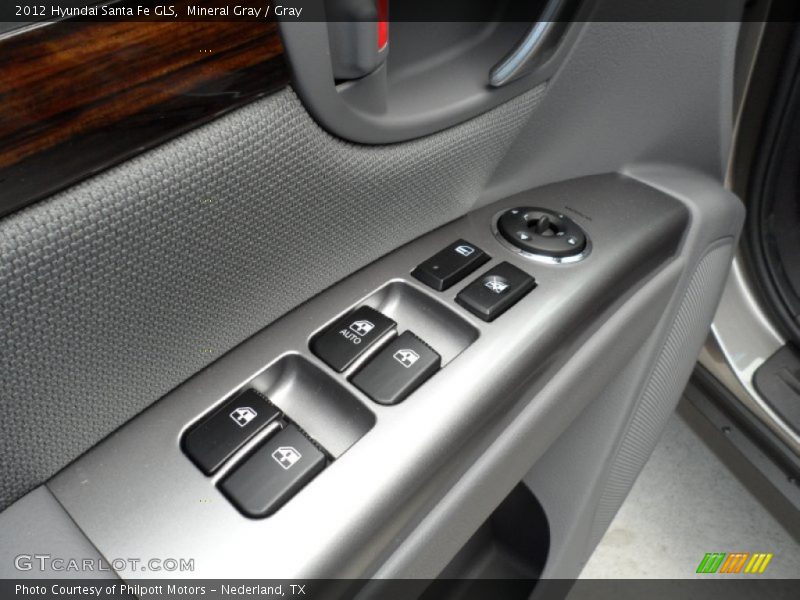 Mineral Gray / Gray 2012 Hyundai Santa Fe GLS