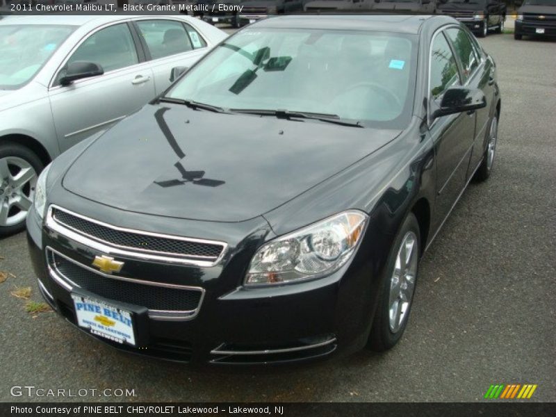 Black Granite Metallic / Ebony 2011 Chevrolet Malibu LT