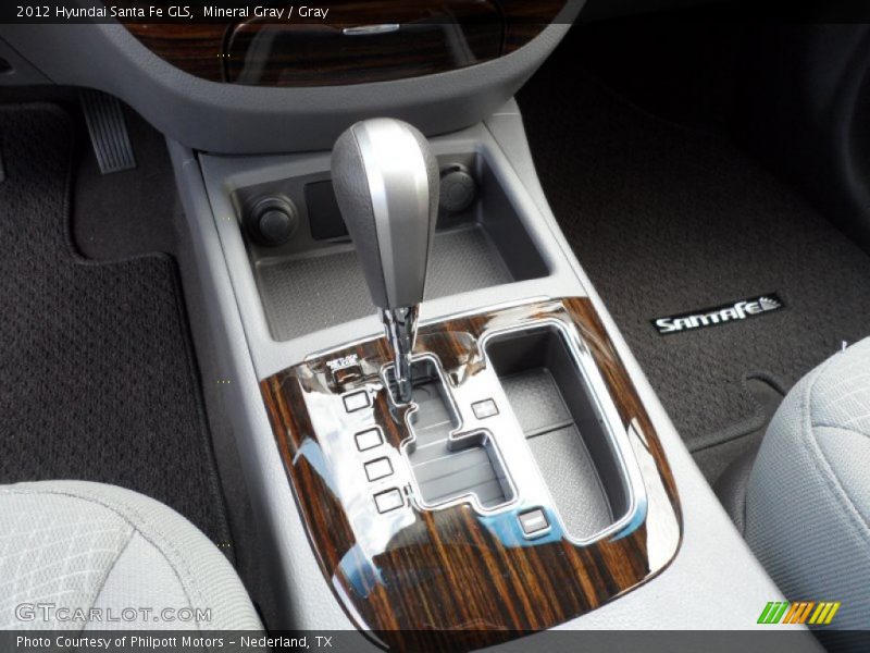 Mineral Gray / Gray 2012 Hyundai Santa Fe GLS