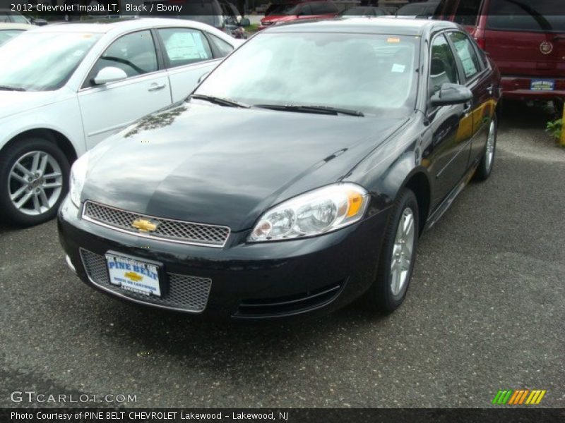 Black / Ebony 2012 Chevrolet Impala LT