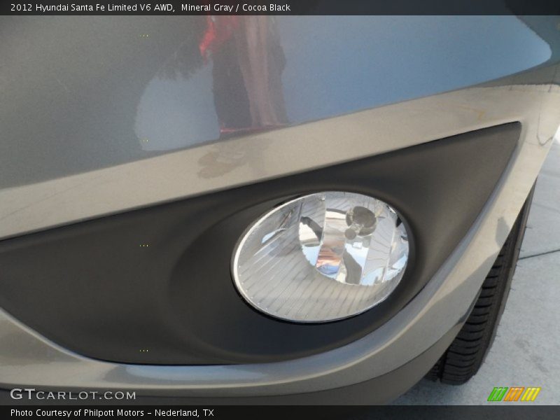 Mineral Gray / Cocoa Black 2012 Hyundai Santa Fe Limited V6 AWD