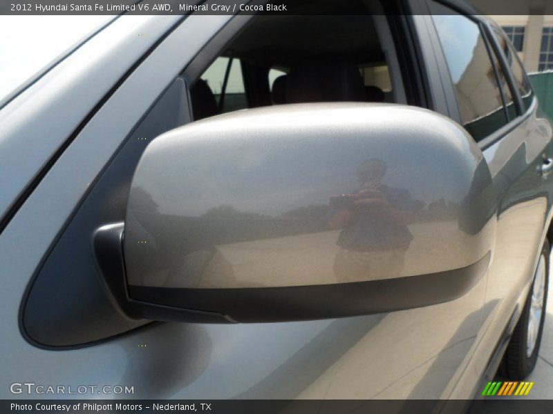 Mineral Gray / Cocoa Black 2012 Hyundai Santa Fe Limited V6 AWD
