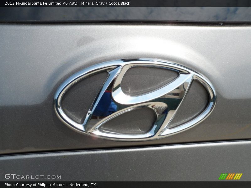 Mineral Gray / Cocoa Black 2012 Hyundai Santa Fe Limited V6 AWD
