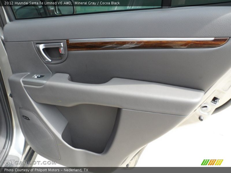 Mineral Gray / Cocoa Black 2012 Hyundai Santa Fe Limited V6 AWD