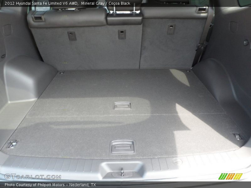 Mineral Gray / Cocoa Black 2012 Hyundai Santa Fe Limited V6 AWD