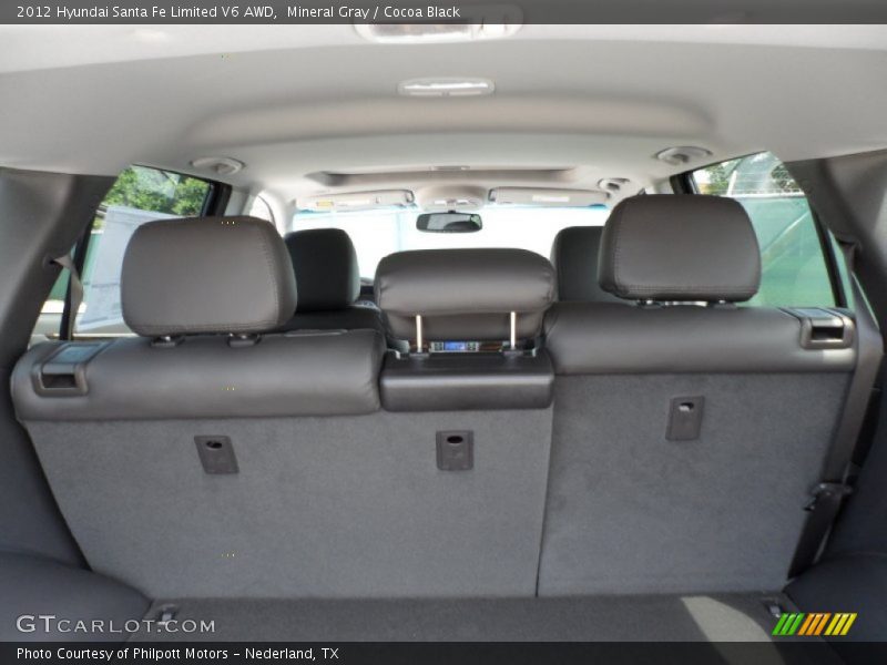 Mineral Gray / Cocoa Black 2012 Hyundai Santa Fe Limited V6 AWD