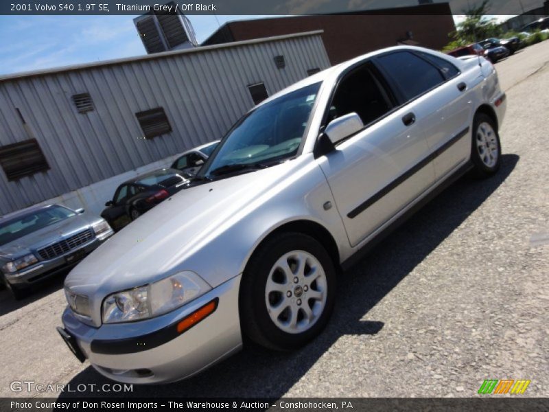 Titanium Grey / Off Black 2001 Volvo S40 1.9T SE