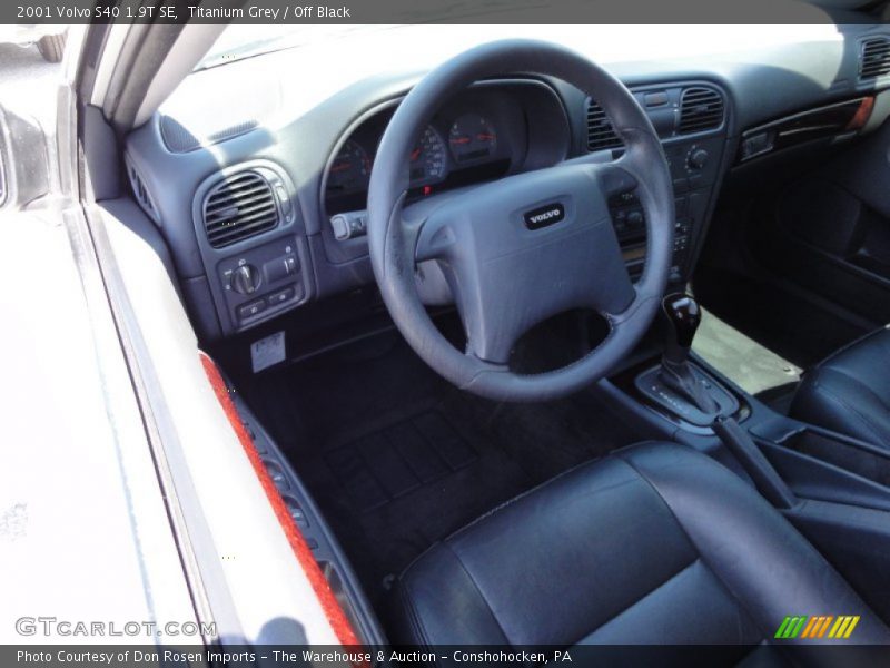 Titanium Grey / Off Black 2001 Volvo S40 1.9T SE