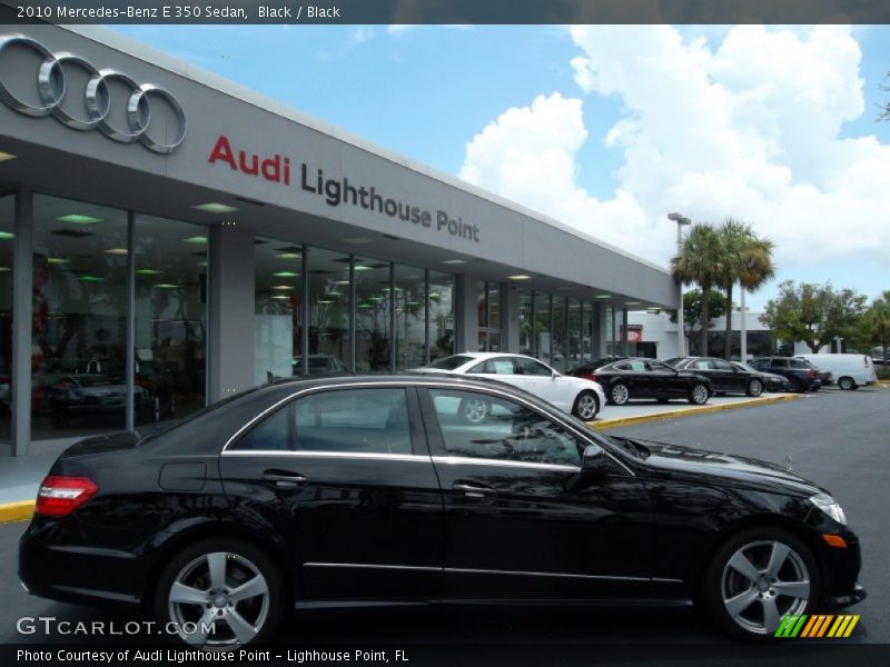 Black / Black 2010 Mercedes-Benz E 350 Sedan