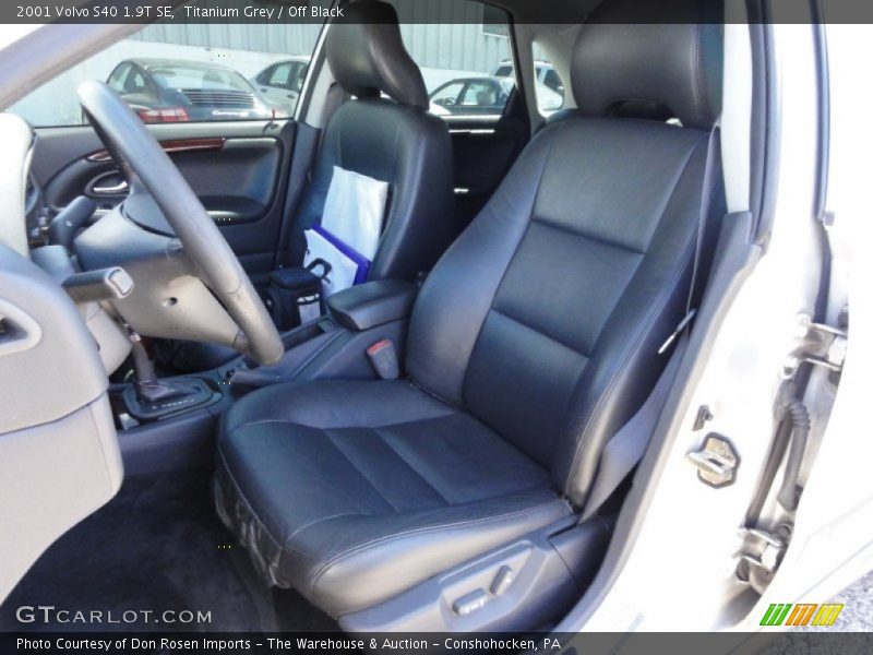 Titanium Grey / Off Black 2001 Volvo S40 1.9T SE