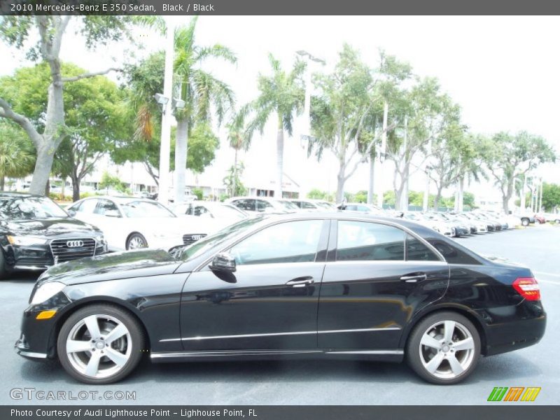Black / Black 2010 Mercedes-Benz E 350 Sedan