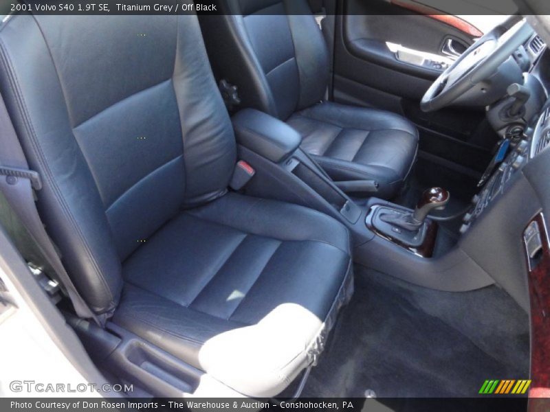 Titanium Grey / Off Black 2001 Volvo S40 1.9T SE