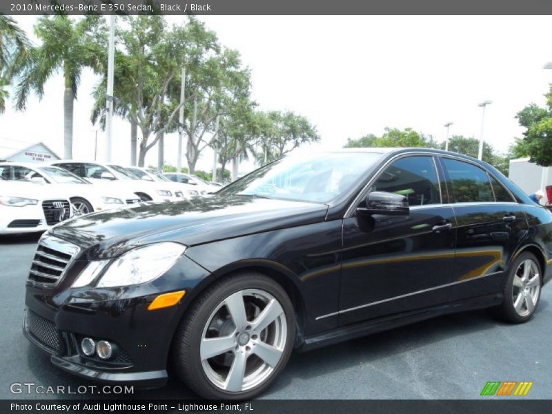 Black / Black 2010 Mercedes-Benz E 350 Sedan
