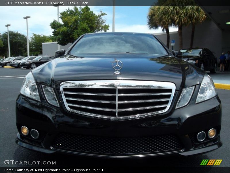 Black / Black 2010 Mercedes-Benz E 350 Sedan
