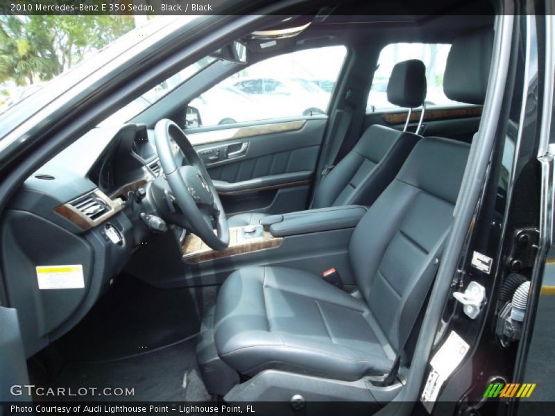 Black / Black 2010 Mercedes-Benz E 350 Sedan
