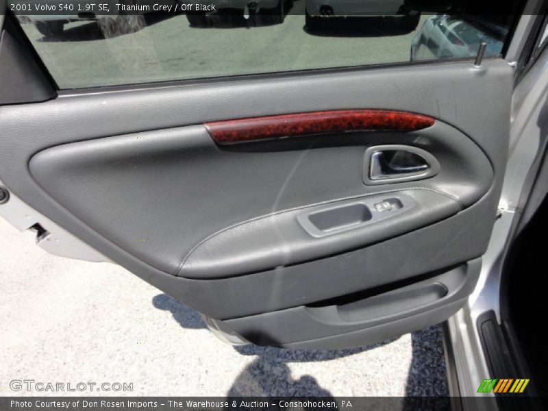 Titanium Grey / Off Black 2001 Volvo S40 1.9T SE