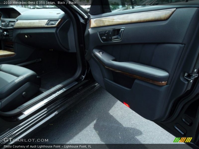 Black / Black 2010 Mercedes-Benz E 350 Sedan
