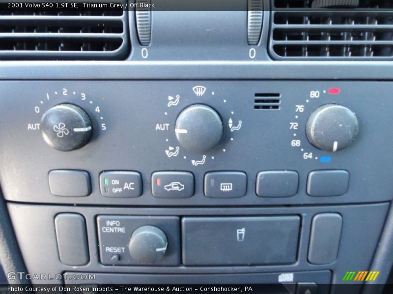 Titanium Grey / Off Black 2001 Volvo S40 1.9T SE