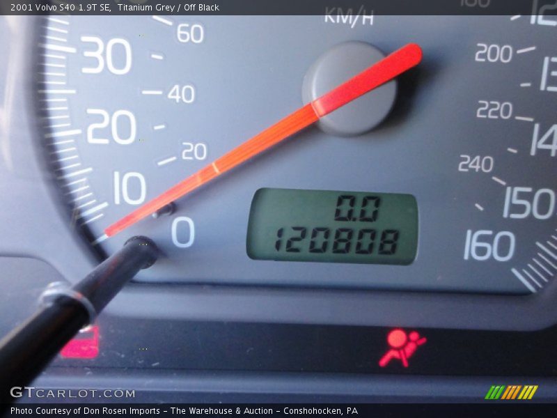 Titanium Grey / Off Black 2001 Volvo S40 1.9T SE