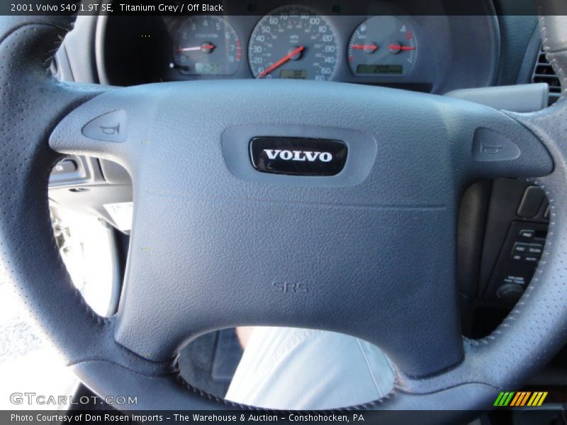 Titanium Grey / Off Black 2001 Volvo S40 1.9T SE
