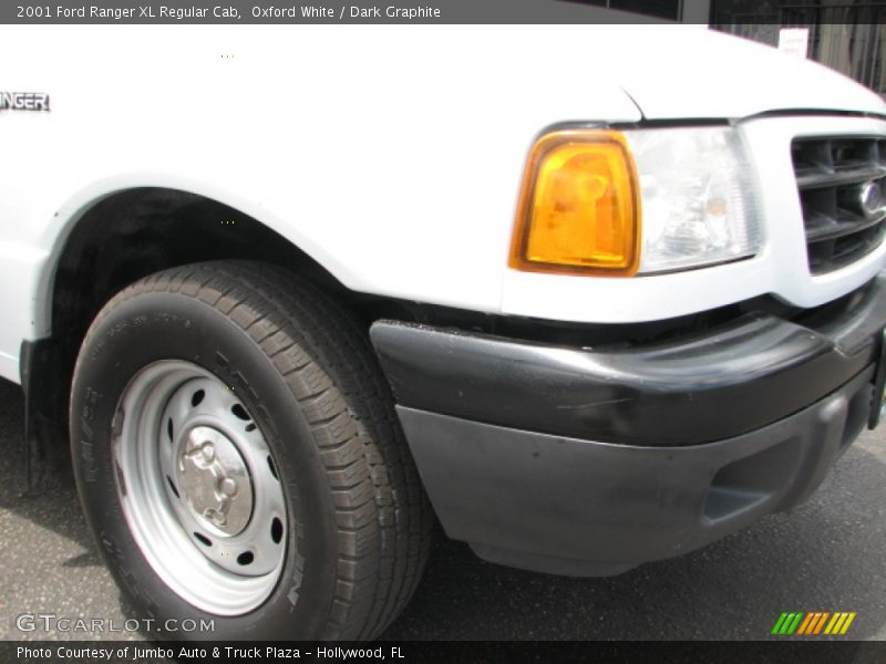 Oxford White / Dark Graphite 2001 Ford Ranger XL Regular Cab