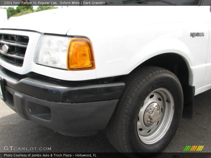 Oxford White / Dark Graphite 2001 Ford Ranger XL Regular Cab