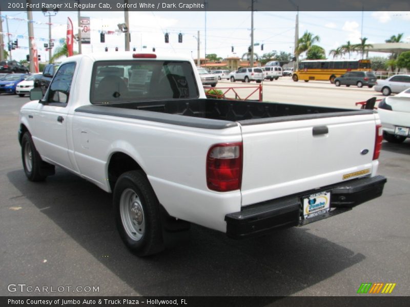 Oxford White / Dark Graphite 2001 Ford Ranger XL Regular Cab