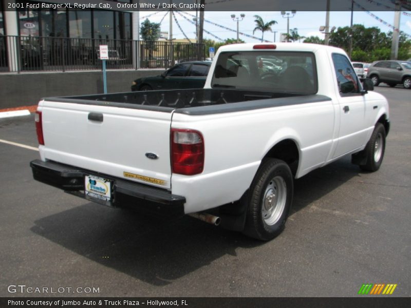 Oxford White / Dark Graphite 2001 Ford Ranger XL Regular Cab