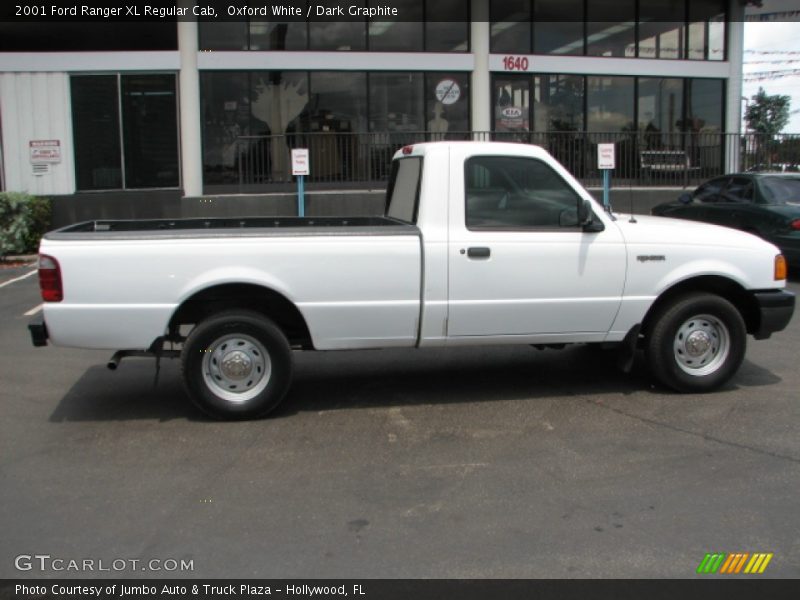 Oxford White / Dark Graphite 2001 Ford Ranger XL Regular Cab
