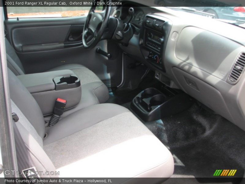 Oxford White / Dark Graphite 2001 Ford Ranger XL Regular Cab
