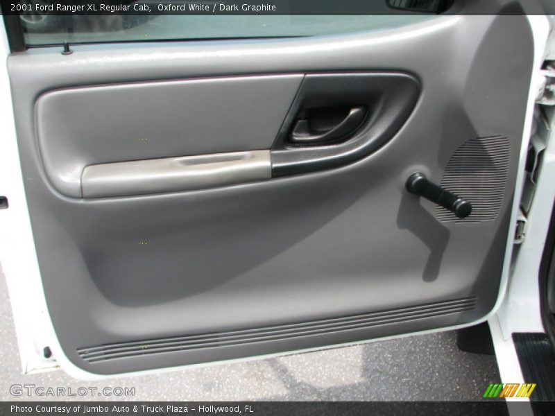 Oxford White / Dark Graphite 2001 Ford Ranger XL Regular Cab