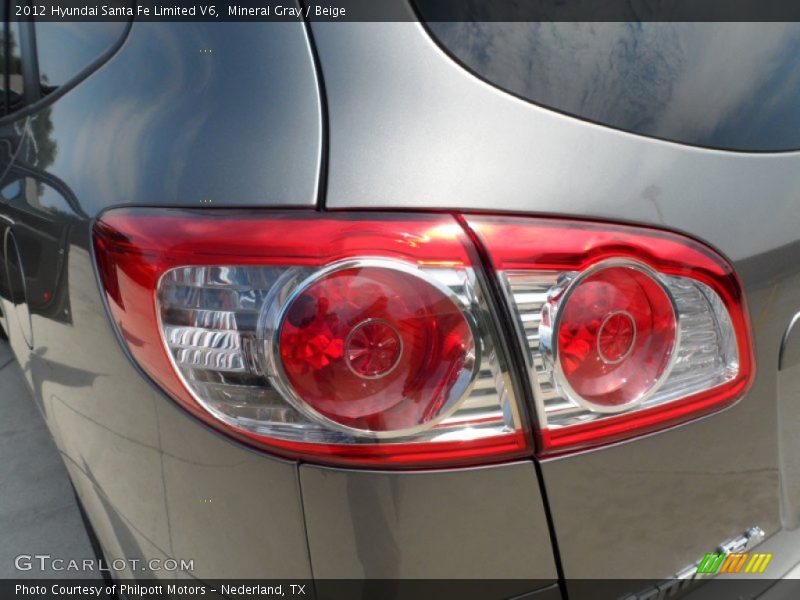 Mineral Gray / Beige 2012 Hyundai Santa Fe Limited V6