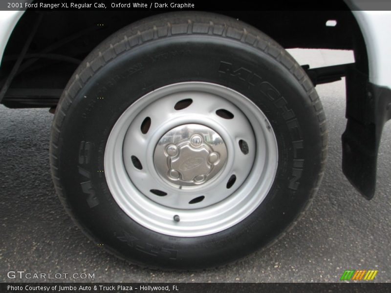 Oxford White / Dark Graphite 2001 Ford Ranger XL Regular Cab