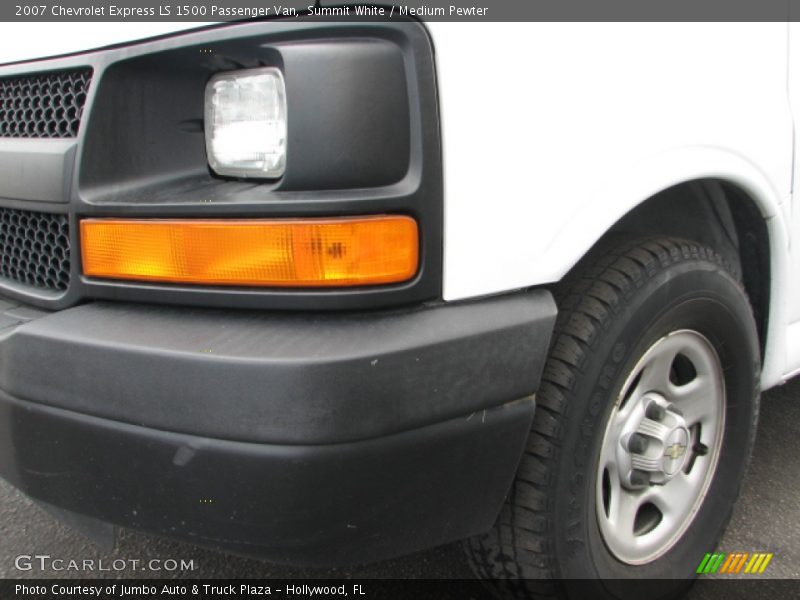 Summit White / Medium Pewter 2007 Chevrolet Express LS 1500 Passenger Van