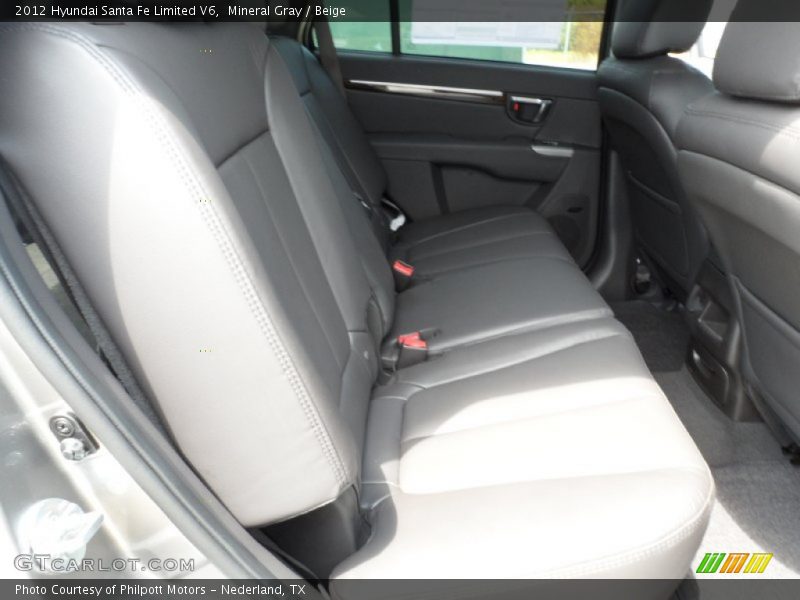 Mineral Gray / Beige 2012 Hyundai Santa Fe Limited V6