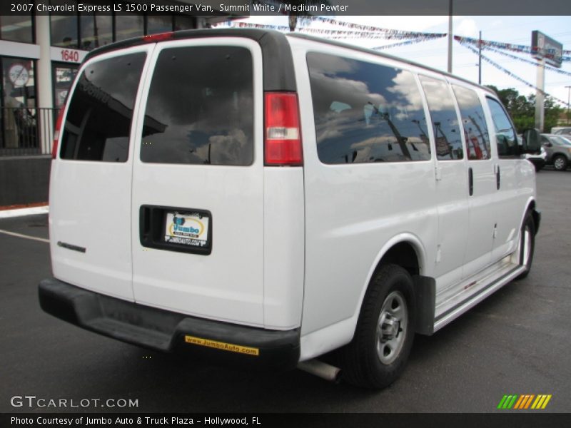 Summit White / Medium Pewter 2007 Chevrolet Express LS 1500 Passenger Van