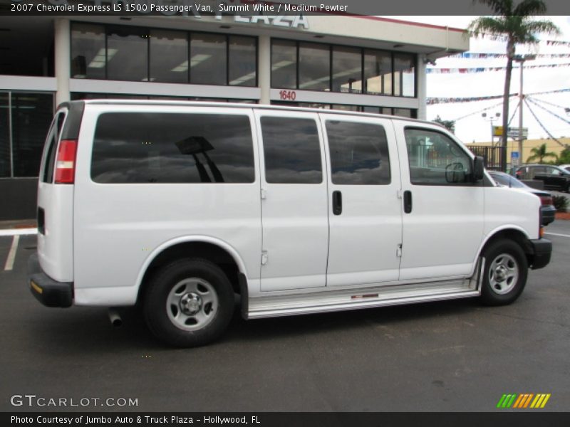 Summit White / Medium Pewter 2007 Chevrolet Express LS 1500 Passenger Van