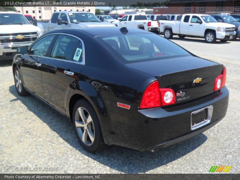 Black Granite Metallic / Ebony 2012 Chevrolet Malibu LT