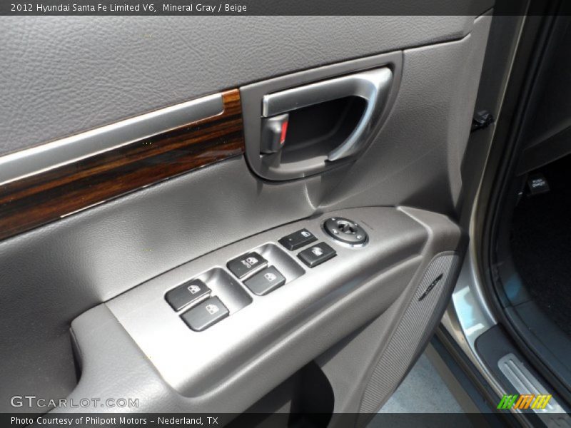 Mineral Gray / Beige 2012 Hyundai Santa Fe Limited V6