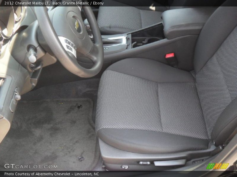 Black Granite Metallic / Ebony 2012 Chevrolet Malibu LT