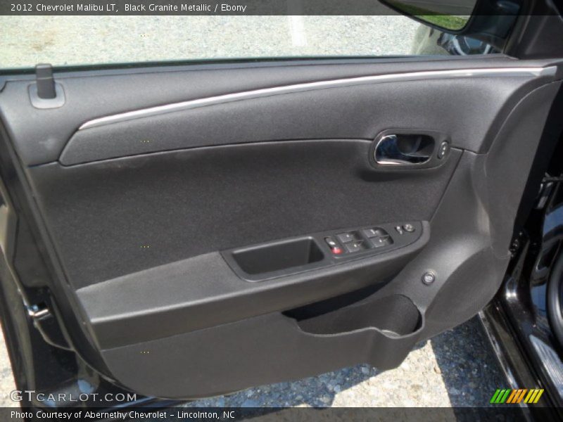 Black Granite Metallic / Ebony 2012 Chevrolet Malibu LT