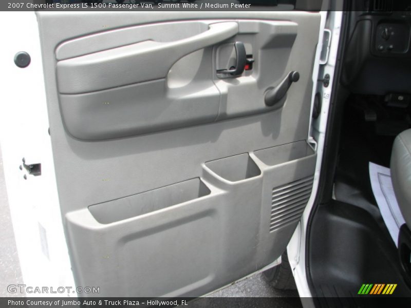 Summit White / Medium Pewter 2007 Chevrolet Express LS 1500 Passenger Van