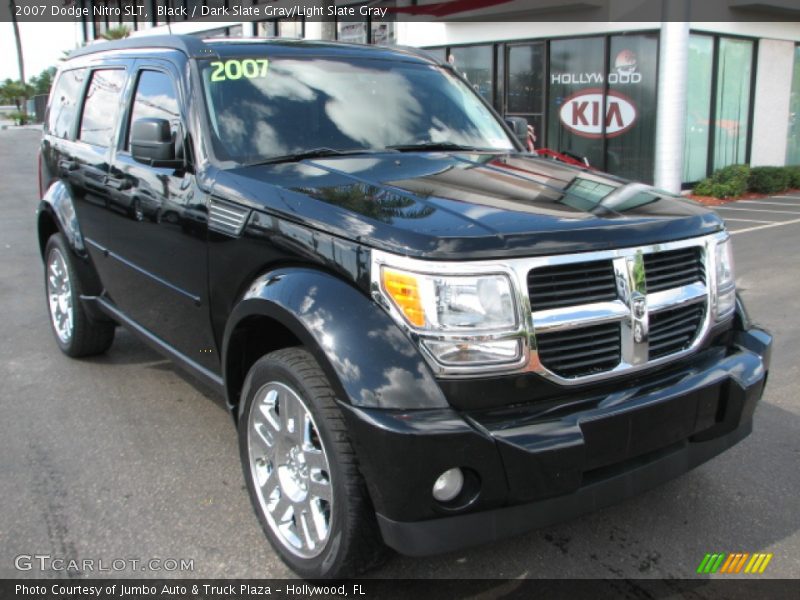 Black / Dark Slate Gray/Light Slate Gray 2007 Dodge Nitro SLT