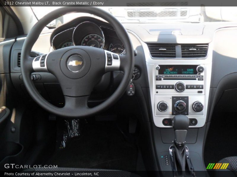 Black Granite Metallic / Ebony 2012 Chevrolet Malibu LT