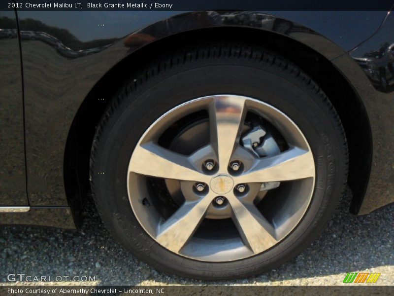 Black Granite Metallic / Ebony 2012 Chevrolet Malibu LT