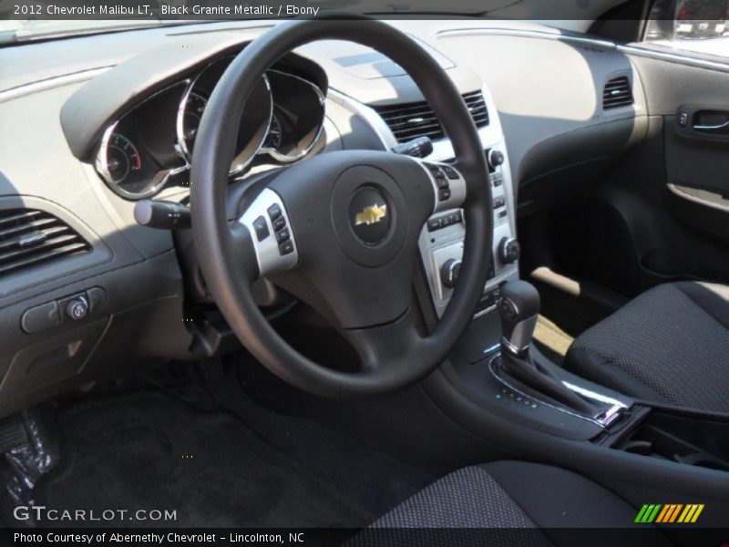 Black Granite Metallic / Ebony 2012 Chevrolet Malibu LT