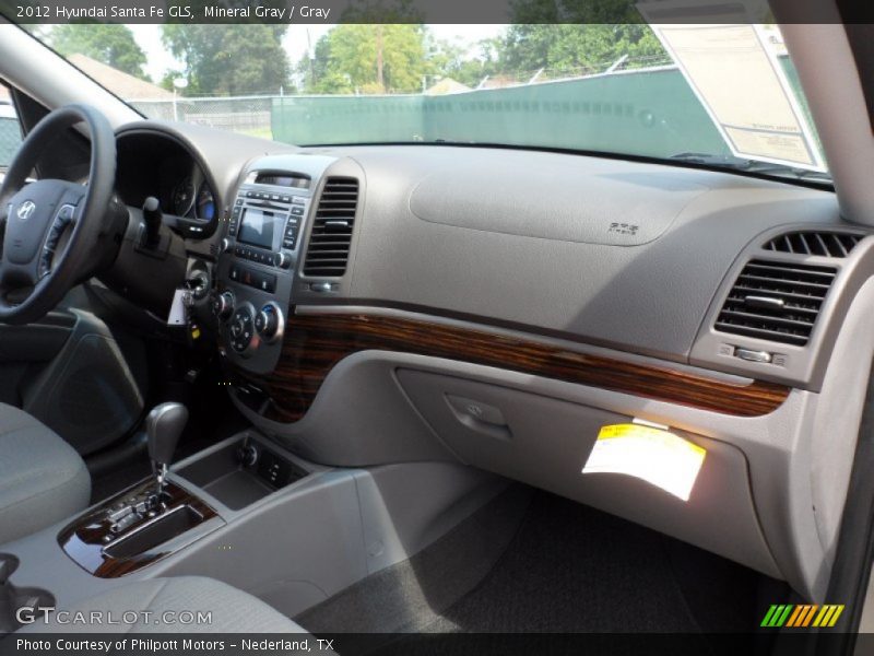 Mineral Gray / Gray 2012 Hyundai Santa Fe GLS