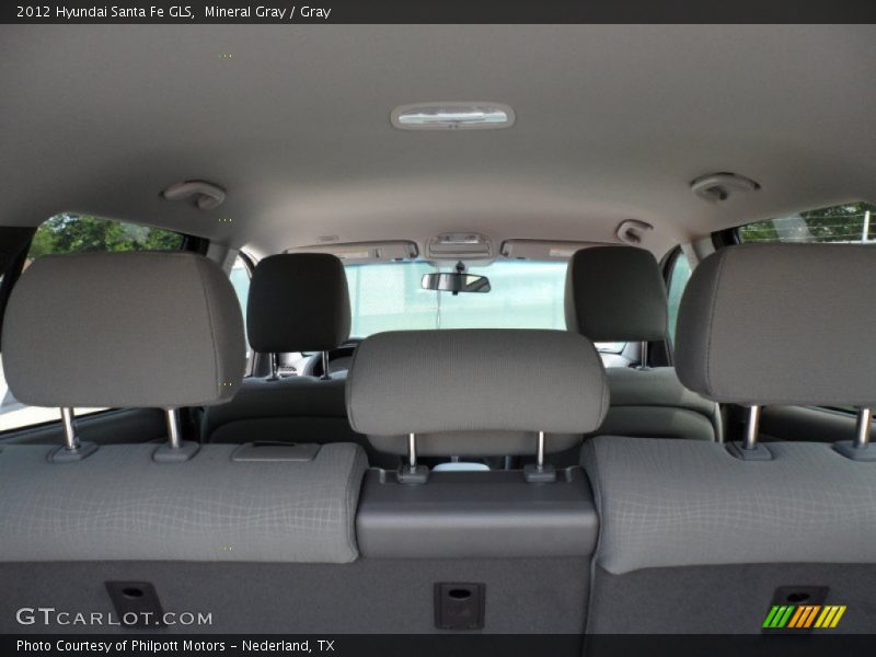 Mineral Gray / Gray 2012 Hyundai Santa Fe GLS