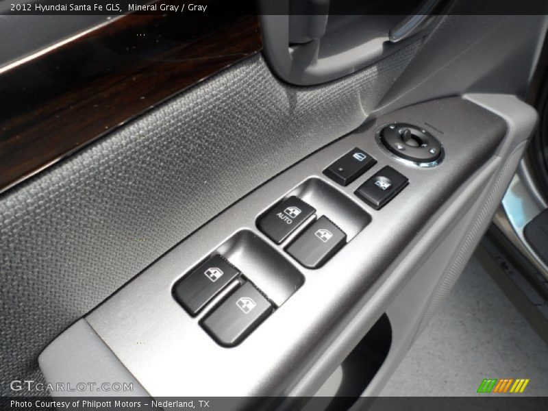 Mineral Gray / Gray 2012 Hyundai Santa Fe GLS