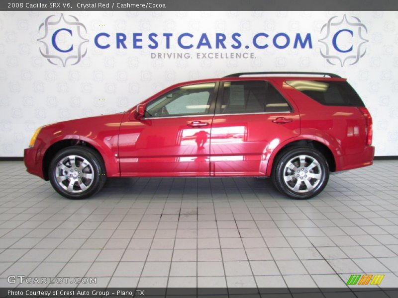 Crystal Red / Cashmere/Cocoa 2008 Cadillac SRX V6